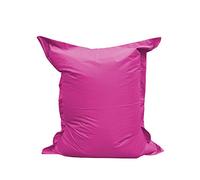 chilly pilley Beanbag L XL XXL Cojín De Suelo Beanbag Relleno De Espuma De Poliestireno Beanbag Gigante para Acostarse Y Sentarse Resistente Al Agua Repelente Al Agua (100x155, Rosa)