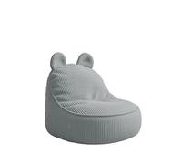 chilly pilley Cojín De Suelo para Habitación Infantil Cojín Moomin Puf Tierno De Pana (Gris Claro)