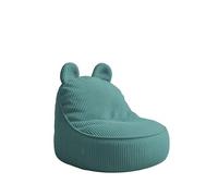 chilly pilley Cojín De Suelo para Habitación Infantil Cojín Moomin Puf Tierno De Pana (Turquesa)