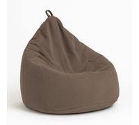 chilly pilley® Puf de Pana con Relleno de EPS - cojín de Asiento, cojín de Juego, Muchos Colores, 65x85 marrón