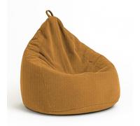 chilly pilley® Puf de Pana con Relleno de EPS - cojín de Asiento, cojín de Juego, Muchos Colores, 85x125 Miel