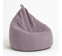 chilly pilley® Puf de Pana con Relleno de EPS - cojín de Asiento, cojín de Juego, Muchos Colores, 85x125 Violeta
