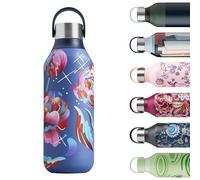 Chilly's Botella de agua Emma Bridgewater - Botella de Acero Inoxidable con Aislamiento al Vacío, Termo Reutilizable para Bebidas Frías y Calientes - a Prueba de Fugas - Galaxy Bloom, 500ml