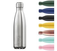 Chilly's Botella de Aqua - Acero Inoxidable y Reutilizable - Prueba de Fugas, Libre de transpiración - Acero Inoxidable - 750ml