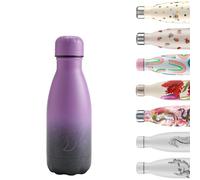 Chilly's Botella de Agua Original: Botella de Agua de Acero Inoxidable Aislada al Vacío, Termo Reutilizable para Bebidas Calientes y Frías - a Prueba de Fugas, Sin Sudor - Midnight Haze, 260ml