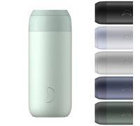 Chilly's Serie 2 Taza de Cafe Termica - Taza de Doble Pared con Tapa - Acero Inoxidable sin BPA - Lichen Green, 500ml