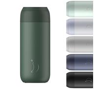 Chilly's Serie 2 Taza de Cafe Termica - Taza de Doble Pared con Tapa - Acero Inoxidable sin BPA - Pine Green, 500ml