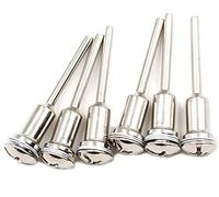 Chiloskit 6 piezas de rueda de corte de 1/4" tornillo mandril 1/8 soporte de vástago para Dremel y herramientas giratorias compatibles