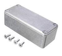 Chiloskit Caja de aluminio con pedal de efecto caja para guitarra, soporte de instrumentos con 4 tornillos de acero (1590A (92 x 38 x 31mm)