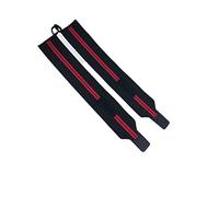 Chiloskit - Correa de compresión para muñeca y muñequera deportiva para fitness, levantamiento de pesas, tendinitis, alivio del dolor. Unisex, muñequera elástica ajustable (2 unidades), color rojo