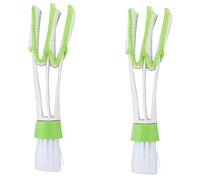 Chiloskit Persianas Plumero para ventilación de coche, aire acondicionado, limpiador de ventana, limpiador de limpiaparabrisas, limpiador de interior de coche