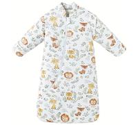 Chilsuessy Saco de dormir de invierno para bebé, 3,5 tog, para todo el año, para niños y niñas, saco de dormir para bebés recién nacidos, animales de la selva/3,5 tog, M (75-90 cm)