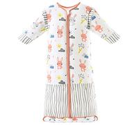Chilsuessy Saco de Dormir para Niños de Invierno 3,5 Tog, Con Mangas Extraíbles, 1-10 Años, Conejito Rosa, L (100-130 cm)