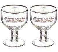 Chimay Belga Trappist Ale Caliz Glass Vaso de Cerveza 33cl (Set de 2)