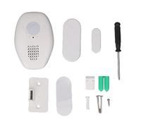Chime de la puerta, rango de 30 m de ventana anti -robo y alarma de puerta inalámbrica timbre de timbre fuerte de 80dB con destornillador para el hogar, la oficina y la seguridad