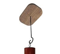 Chime Hanger - Iron, 2.76x3.94x5.12in Wall Hook Adhesive Mount Design | Rustic Indoor & Outdoor Hanging Solution Secure Wind Chime Support, Decorative Hook For Porch, Patio, Deck, Balcony, Garden