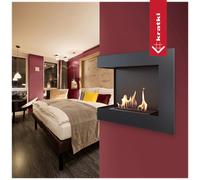 Chimenea Bioetanol de Pared DELTA 600 TÜV derecha con