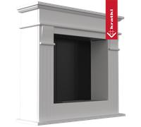 Chimenea Bioetanol de Portal AUGUST TÜV blanco