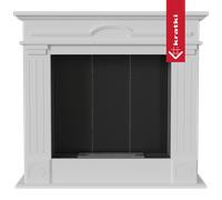 Chimenea Bioetanol de Portal DECEMBER TÜV blanco