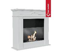CHIMENEA BIOETANOL DE PORTAL DECEMBER TÜV BLANCO AUTOENSAMBLAJE CON
