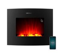 Cecotec ReadyWarm 2650 Curved Flames Connected Interior Chimenea eléctrica de pared Eléctrico Negro