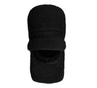 Chimenea cuadrada genérica sombrero de punto de invierno para mujer, cálido, ciclismo, esquí, capucha cortavientos, polar térmico pesado gorro para hombre original, Le Noir, Talla única