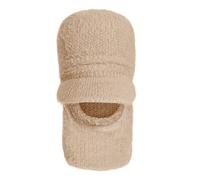 Chimenea cuadrada genérica sombrero de punto de invierno para mujer, cálido, ciclismo, esquí, capucha cortavientos, polar térmico pesado gorro para hombre original, caqui, Talla única