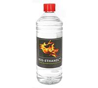 Chimenea de bioetanol de 1 l, 96% de combustible, para pared, inodora, sin residuos