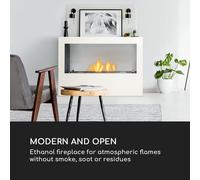 Blumfeldt Chimenea de etanol Fiamme Scoppi quemador de acero inoxidable 3 litros 5-6 h de combustión