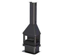 CHIMENEA DE LEÑA BRONPI MODELO LISBOA 3 CARAS