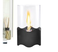 Chimenea De Mesa,Lámpara De Llama Pequeña - Chimenea De Alcohol para Decoración De Mesa - para Navidad Interior Sala De Estar Cocina Oficina Repisa Bar Estantería Entrada Mesitas De Noche Meditación