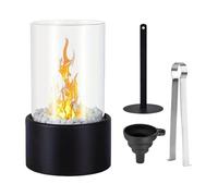 Chimenea De Mesa para Uso En Interiores,Chimenea de Alcohol,Calentador Decorativo para Mesa - para Sala De Estar Dormitorio Oficina Rincón del Hogar Espacio Exterior Patio