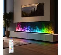 Chimenea de Vapor, Fuego eléctrico Inteligente de Control Remoto, Chimenea eléctrica, 80cm