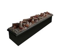 Chimenea decorativa Chimenea atomizada 3D empotrada decorativa Llama falsa simulada Humidificación electrónica de carbón Mecha for chimenea(1.8m)