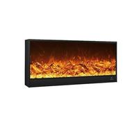 Chimenea decorativa Chimenea eléctrica for el hogar, estilo europeo, for sala de estar, chimenea, leña, simulación electrónica llama(1500x180x345mm)
