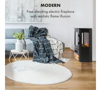 Chimenea eléctrica Bornio Panorama 1000/2000W Termostato Klarstein