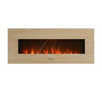 Chimenea eléctrica CHE-530 (Beige, 2.000 W, 11 x 140 x 56 cm)