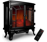 Chimenea eléctrica con mando a distancia, 69x36x66cm