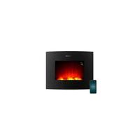 Cecotec ReadyWarm 2650 Curved Flames Connected Interior Chimenea eléctrica de pared Eléctrico Negro