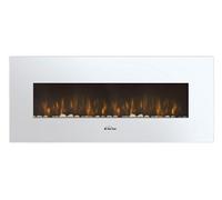 Chimenea eléctrica Purline CHE-505 2000W LED 8 Colores Cristal Templado Mural Panorámica