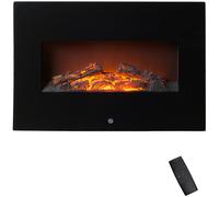 Chimenea eléctrica de Pared 1800W con mando a distancia