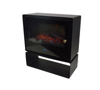 Chimenea eléctrica de suelo tipo estufa con estante inferior. salida de aire frontal oculta. potencia 2000w
