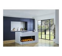 Chimenea eléctrica i1250E (Negro, 1.500 W - 2.000 W, L x An x Al: 30,5 x 128,2 x 55,5 cm)
