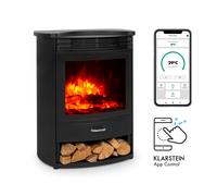 Chimenea eléctrica inteligente Bormio S 950/1800W Termostato Temporizador semanal