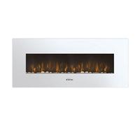 Chimenea eléctrica Purline CHE-505 2000W LED 8 Colores Cristal Templado Mural Panorámica