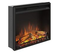 Chimenea eléctrica insertable TAGU PowerFlame, Calefacción de 1500W, Programable de 7 días, Termostato Digital, Mando a Distancia