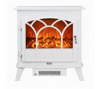 Chimenea Eléctrica Tradicional Blanca - Emberton - ECOSO de Hudson Reed