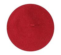 Chimenea genérica China, Boina de Lana Lady British Otoño/Invierno, versión coreana Bud Hat Literary Day System All Gorro Esquí Niño Niña, vino., Talla única