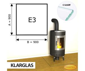 Chimenea Glasbodenplatte Spark Protector Plancha Cristal Horno Placa Suelo