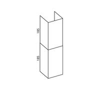 Chimenea para Campana Extractora Falmec KCVJN.00#N Negro